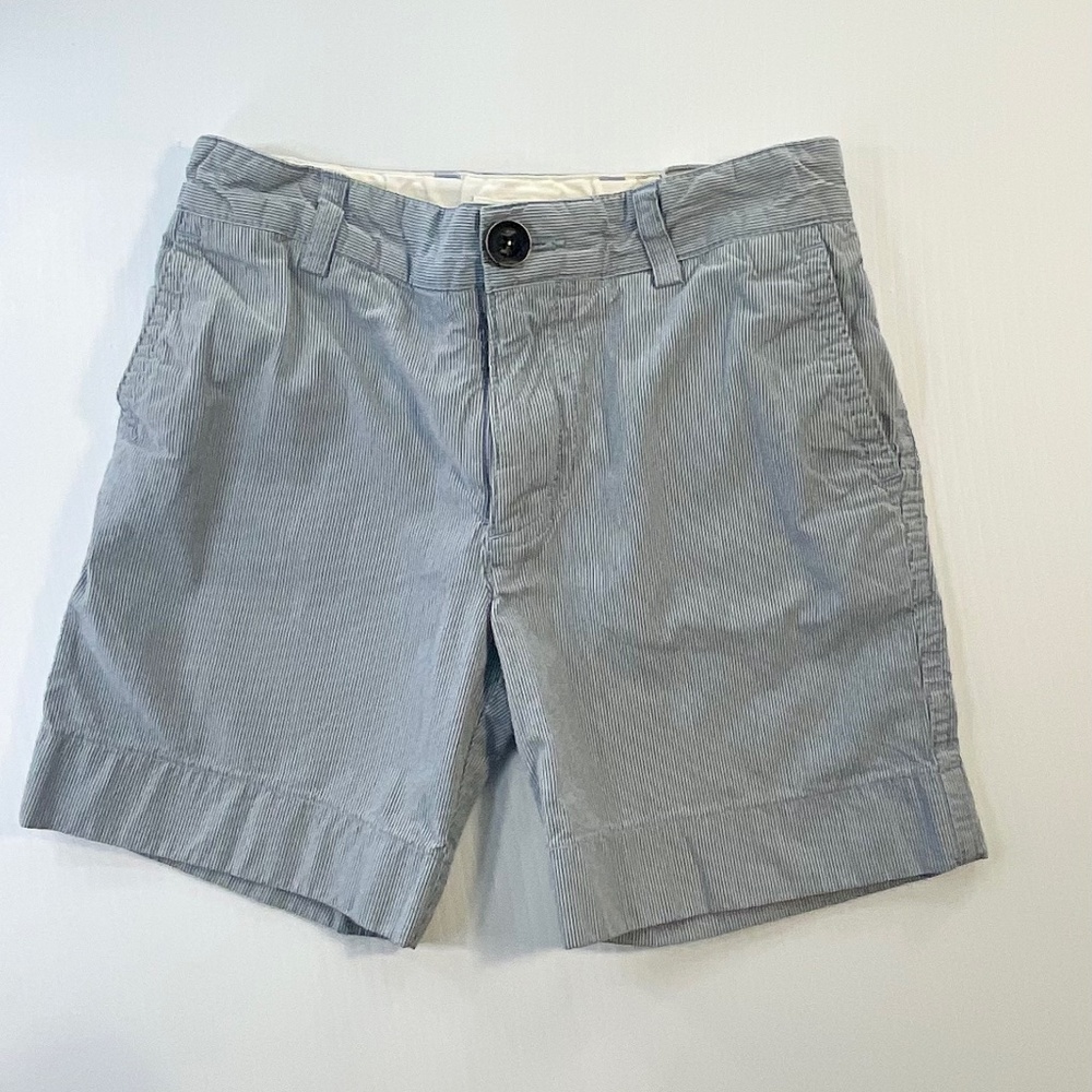 Marie Chantal Blue Pinstripe Shorts Size 3